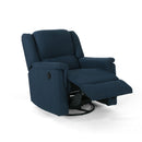 Contemporary Glider Recliner With Swivel Function