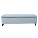 Glouster - Contemporary Storage Ottoman With Button Tufted Design