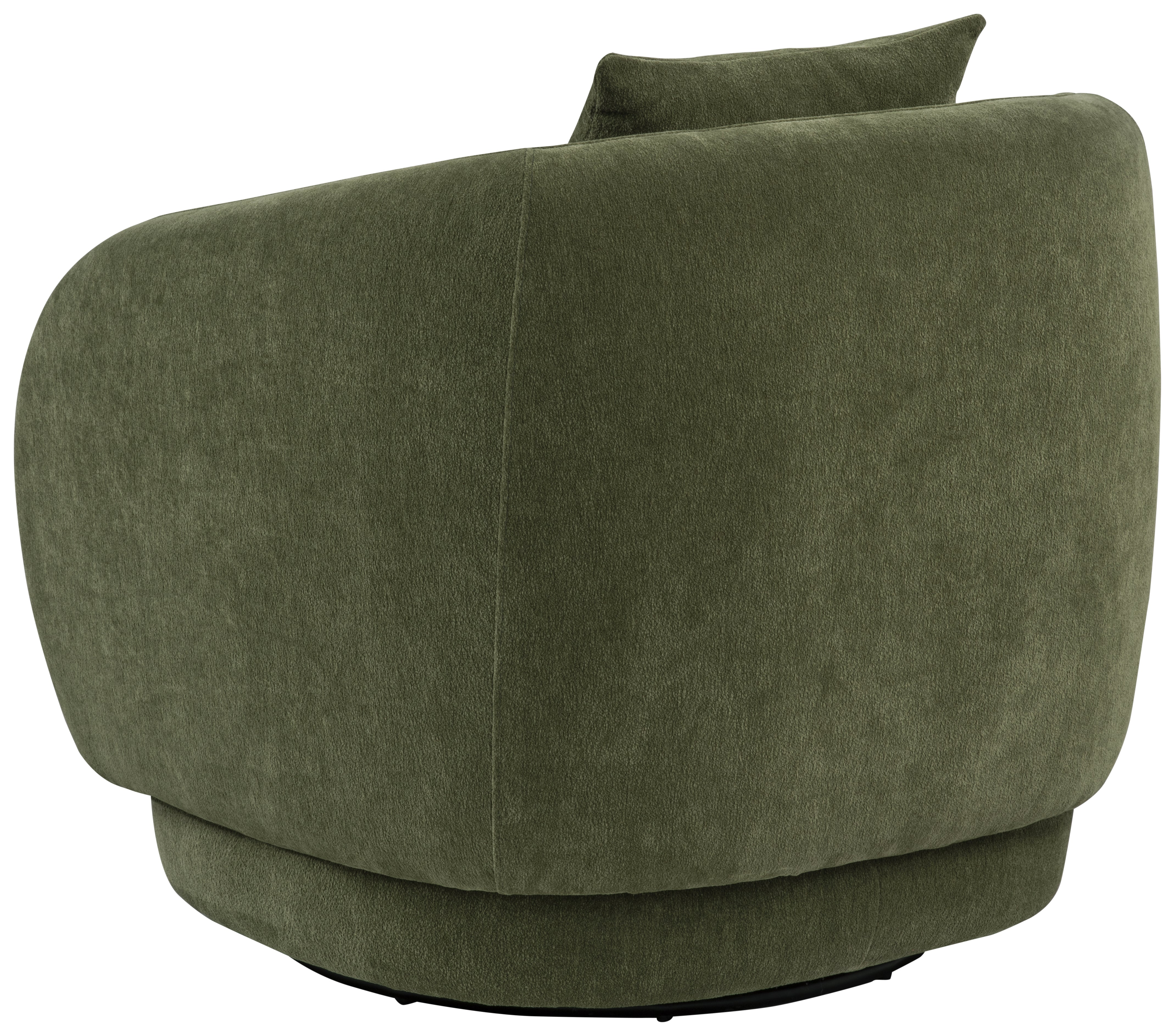 Arnaud Chenille Upholstered Swivel Accent Chair Green — view 6
