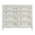 8 Drawer Dresser With Framed Fronts And Smooth Metal Glides