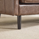 Mid Century Modern Loveseat Sofa With USB Ports, Removable Pillow Cover