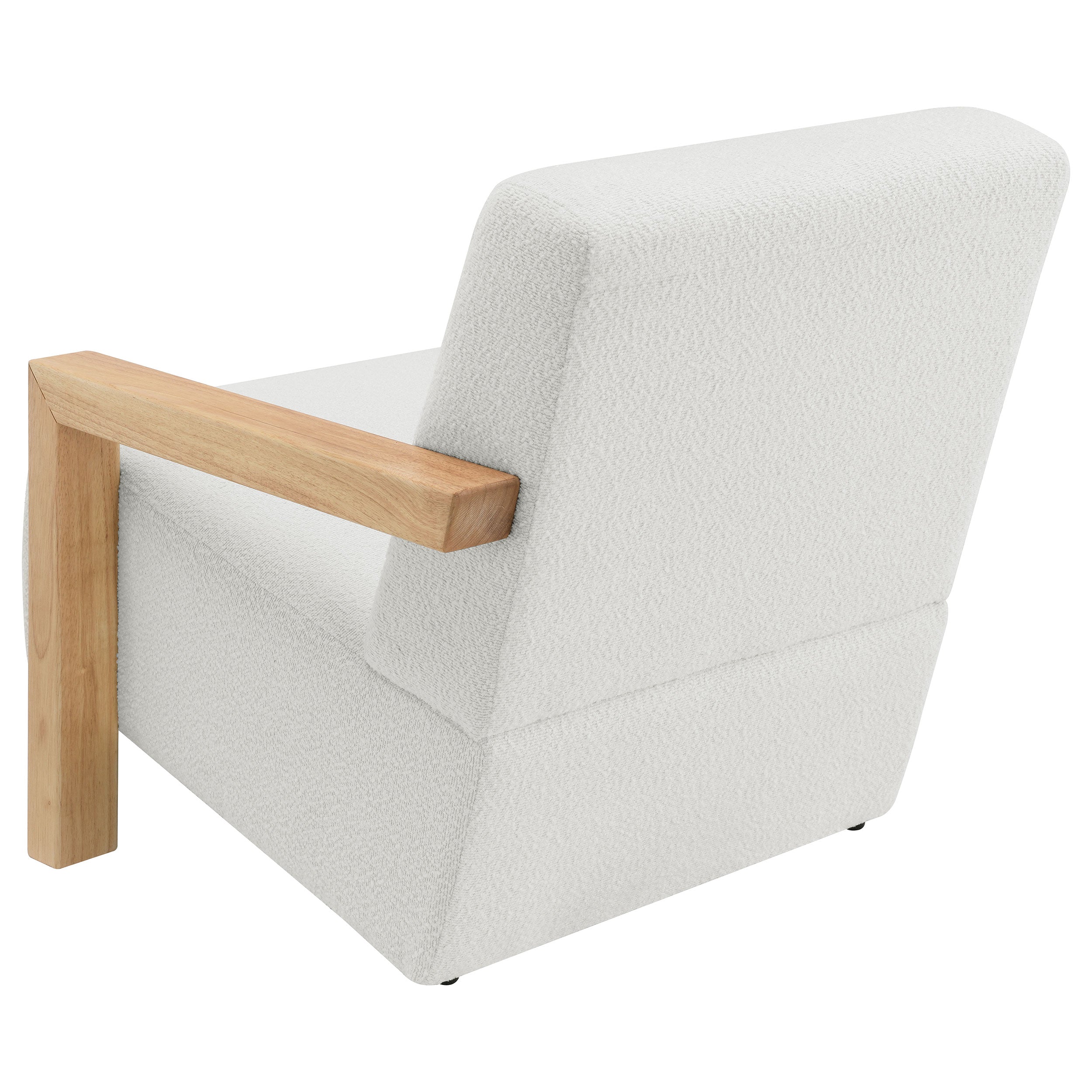Fitzroy Boucle Upholstered Accent Arm Chair Ivory — view 6