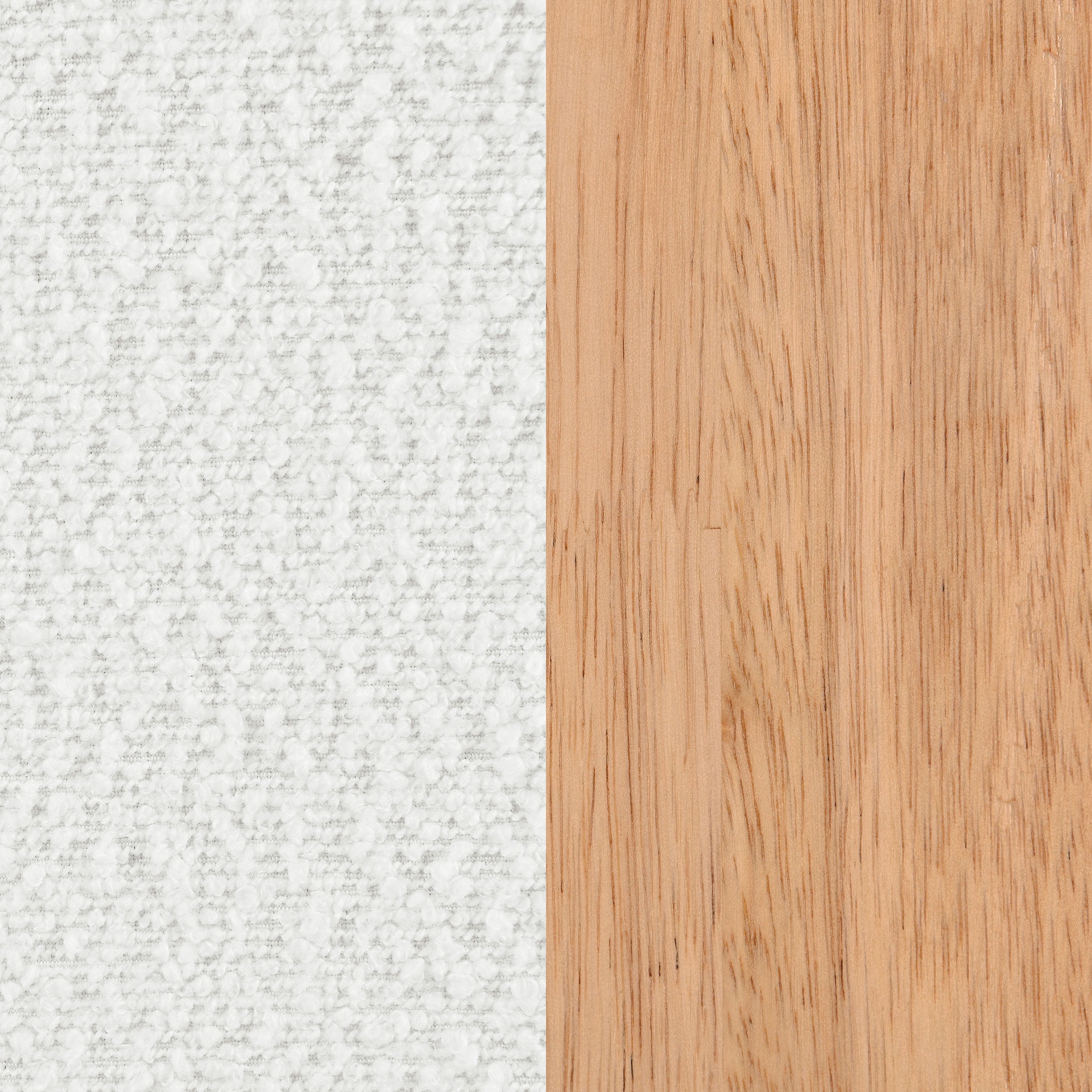 Fitzroy Boucle Upholstered Accent Arm Chair Ivory — view 11