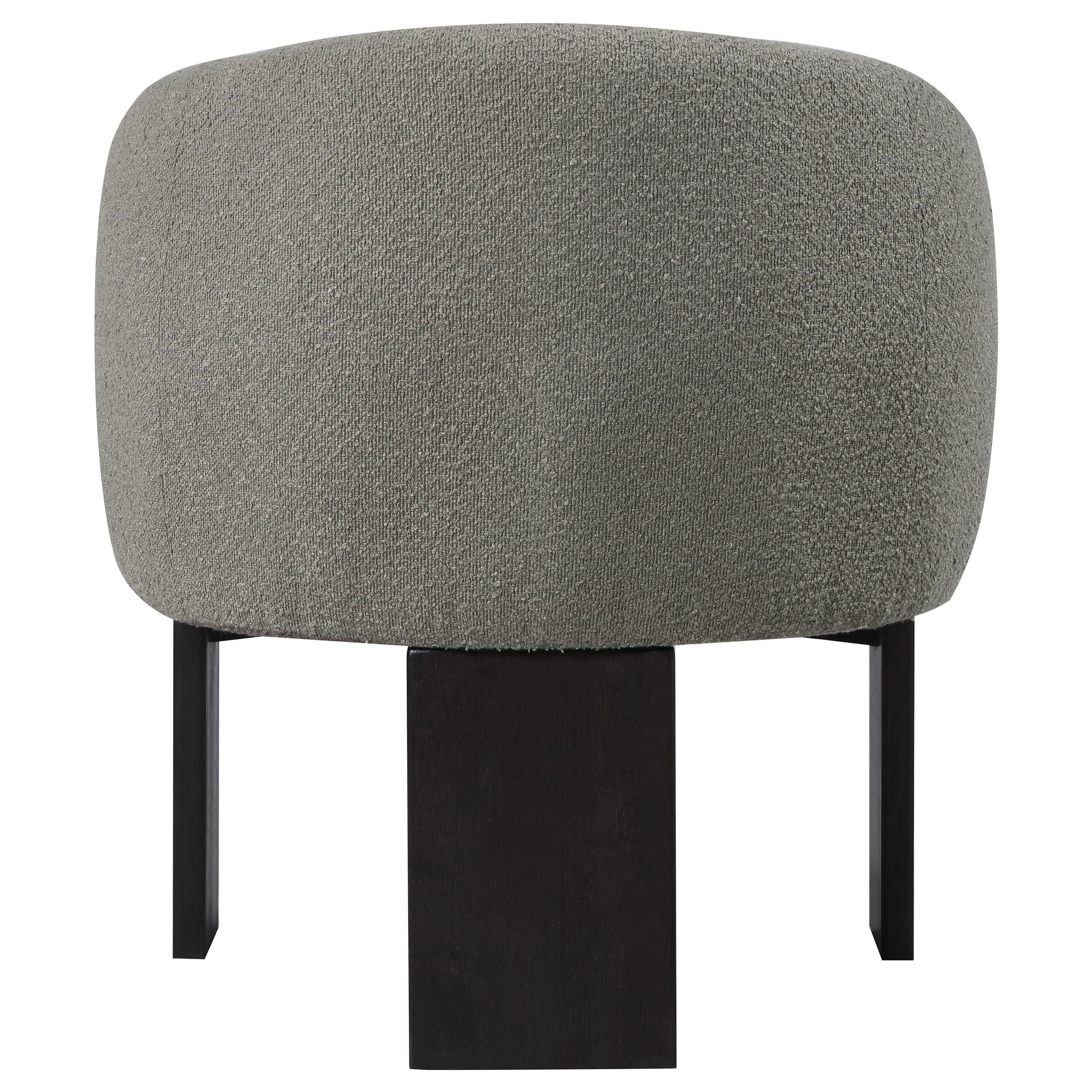 Valdez Boucle Upholstered Barrel Back Accent Chair Brown — view 7