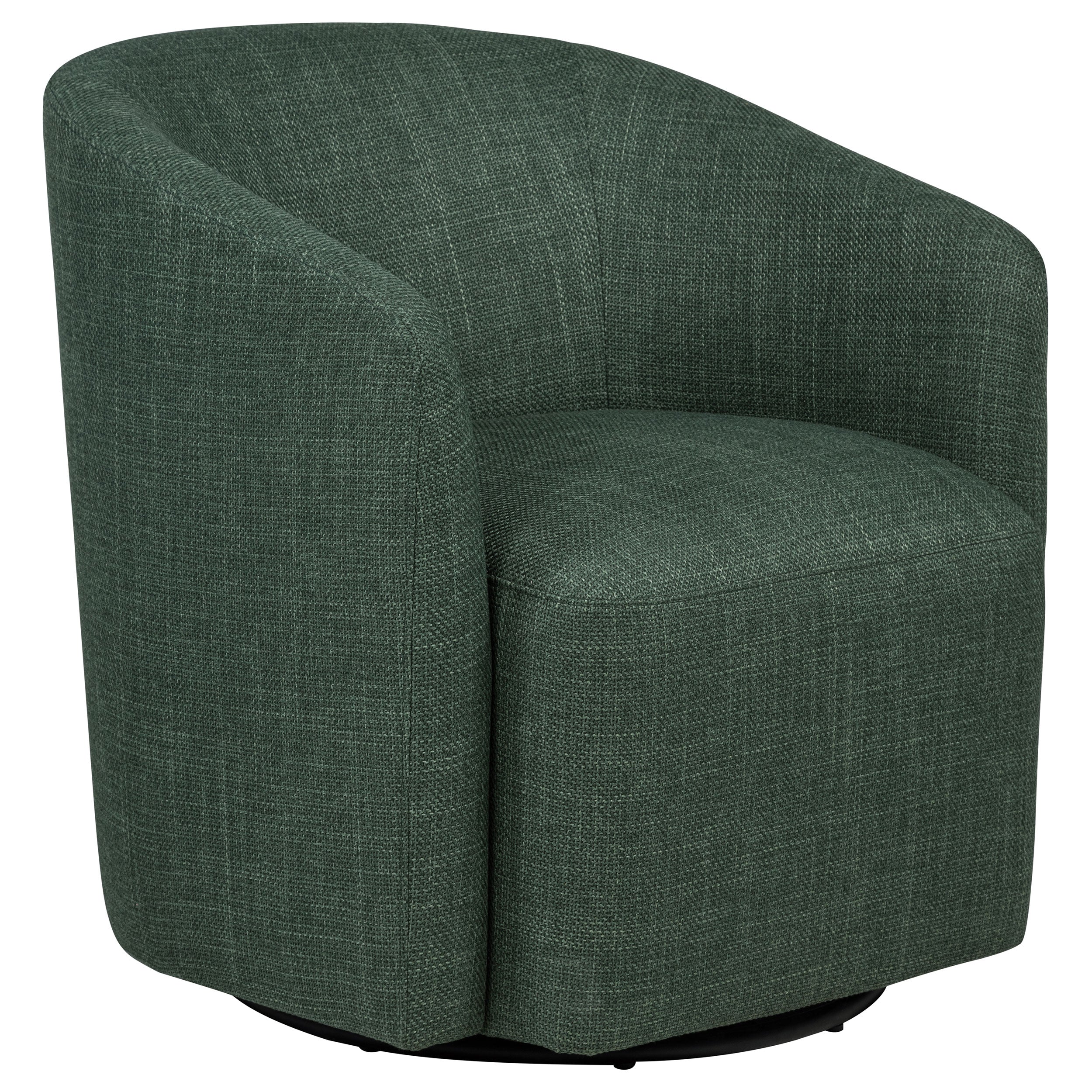 Mossbrook Fabric Upholstered Swivel Accent Chair Green — view 1