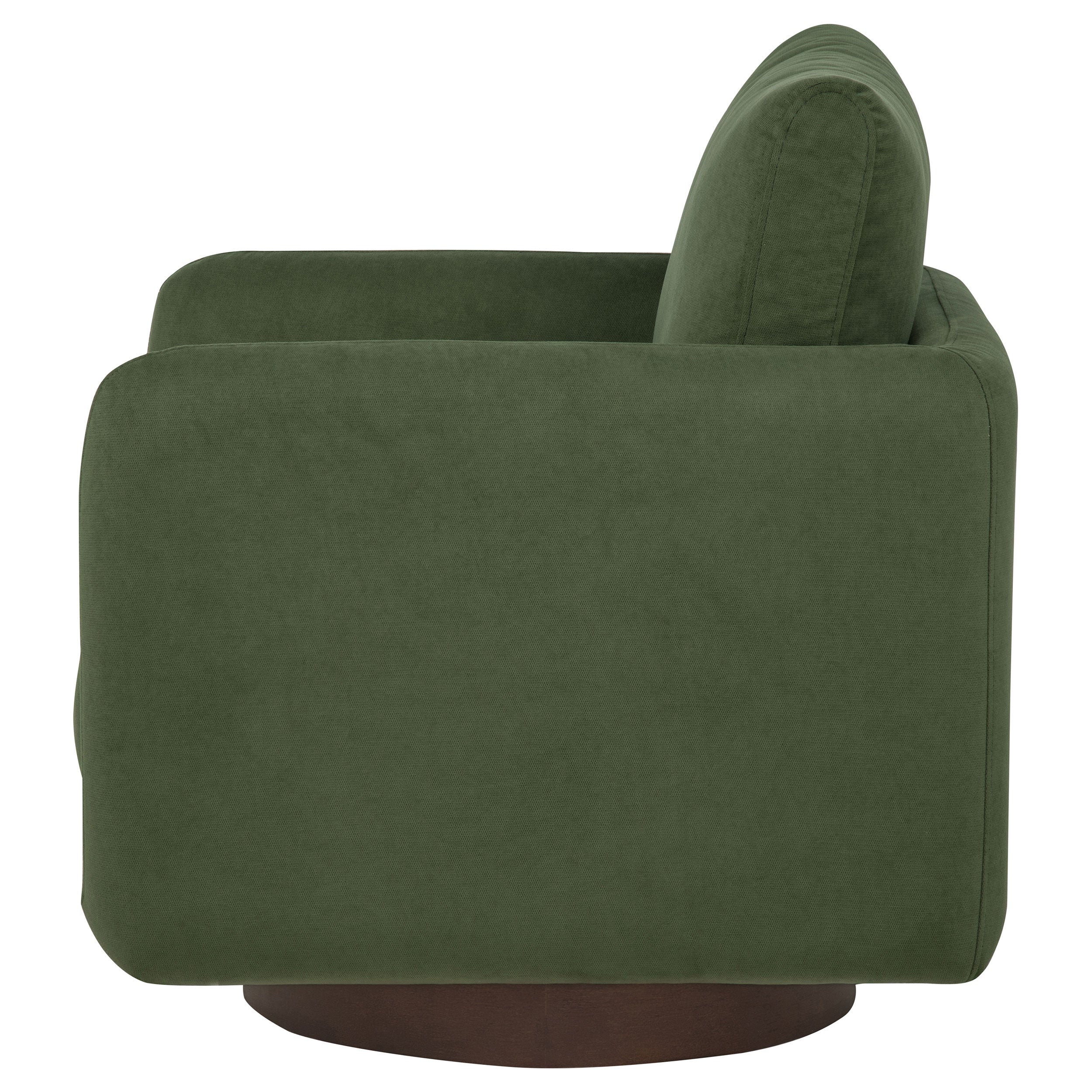 Iris Fabric Upholstered Swivel Accent Chair Matcha — view 5
