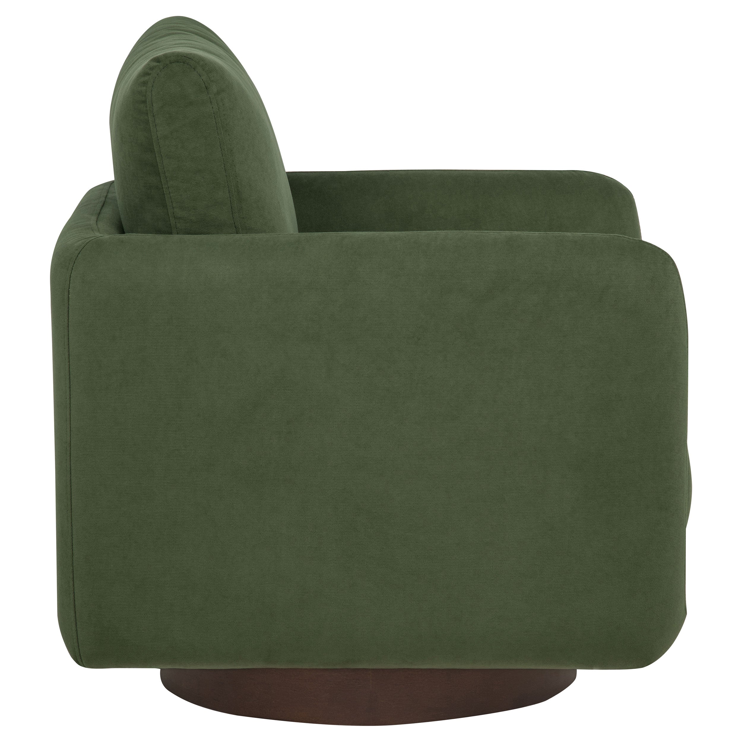 Iris Fabric Upholstered Swivel Accent Chair Matcha — view 9