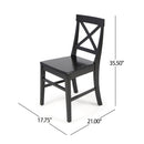 Plethora - Dining Chair With X Shaped Back (Set of 2)