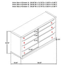 Leandro - 8-Drawer Bedroom Dresser Cabinet