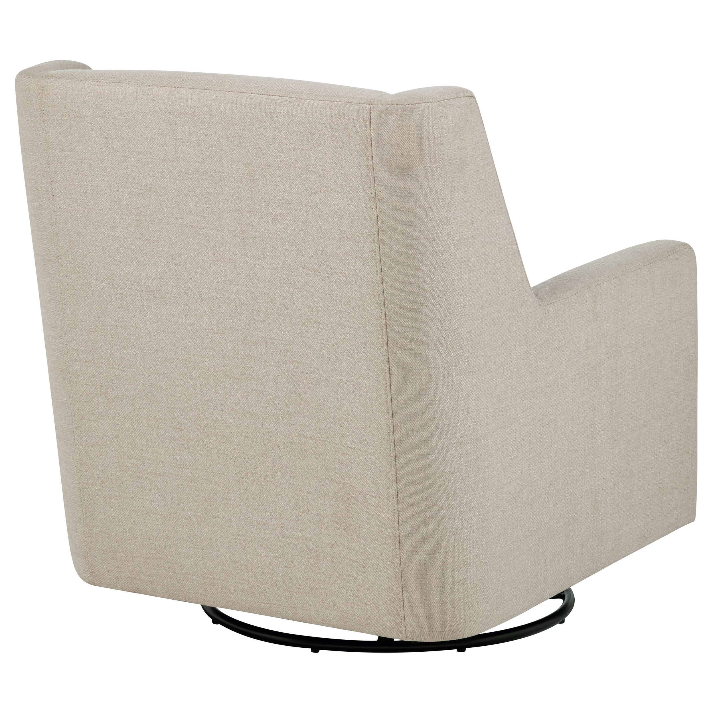 Sorrel Fabric Upholstered Swivel Glider Arm Chair Latte — view 7