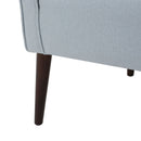 Contemporary Upholstered Club Chair With Button Tufting