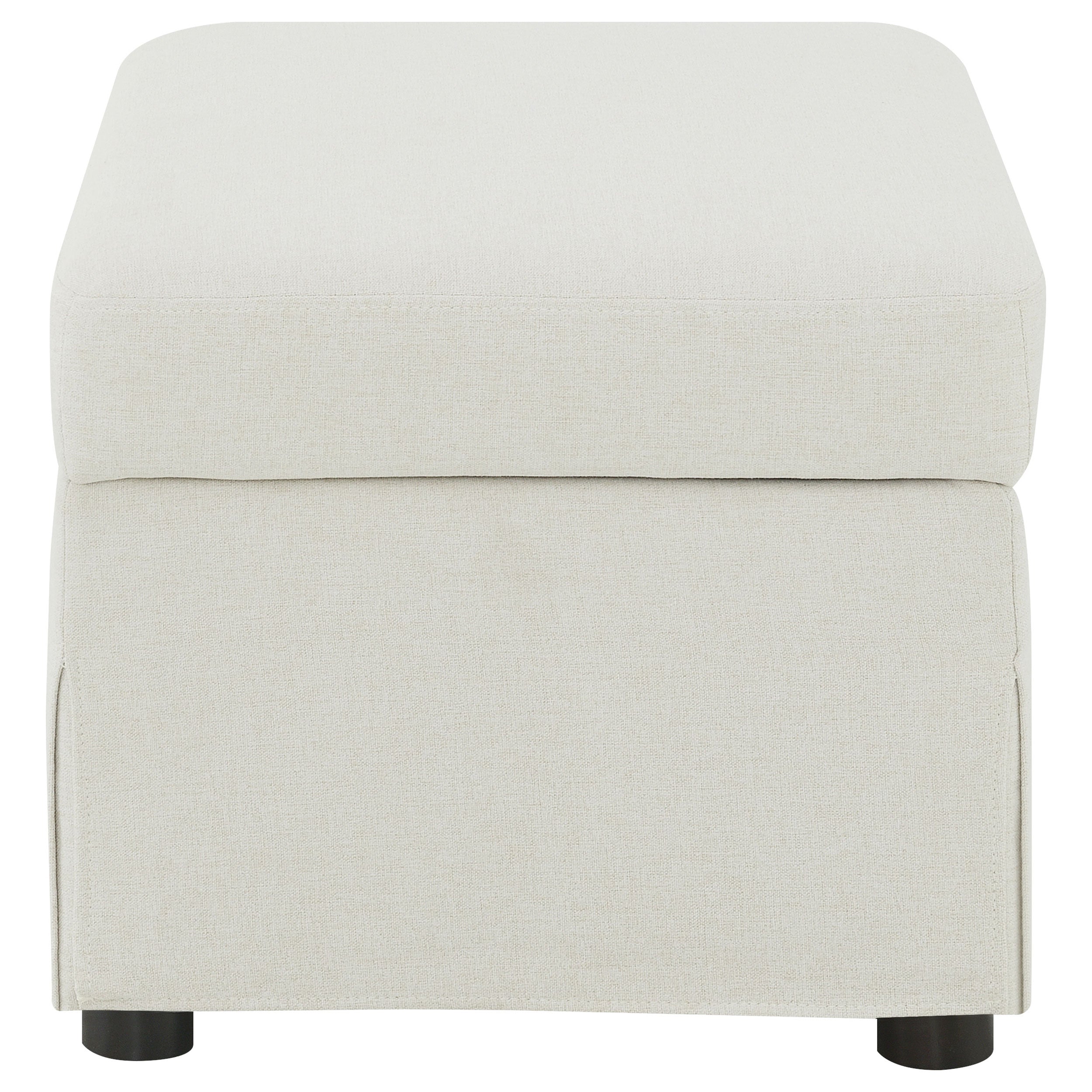 Winter Upholstered Hydraulic Lift Top Storage Ottoman Beige — view 7
