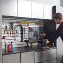 Nova - Series Garage Cabinet Set C, Melamine - Metallic Gray