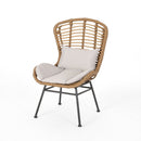 Calypso - Outdoor Chair With Water Resistance Cushion And Iron Frame