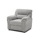 Hamilton - Chair With Hand Applied Nailhead Trim And Pillow Top Arm Cushions