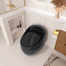 Modern Egg Shape Toilet 1.28 Gpf Single Flush Ceramic