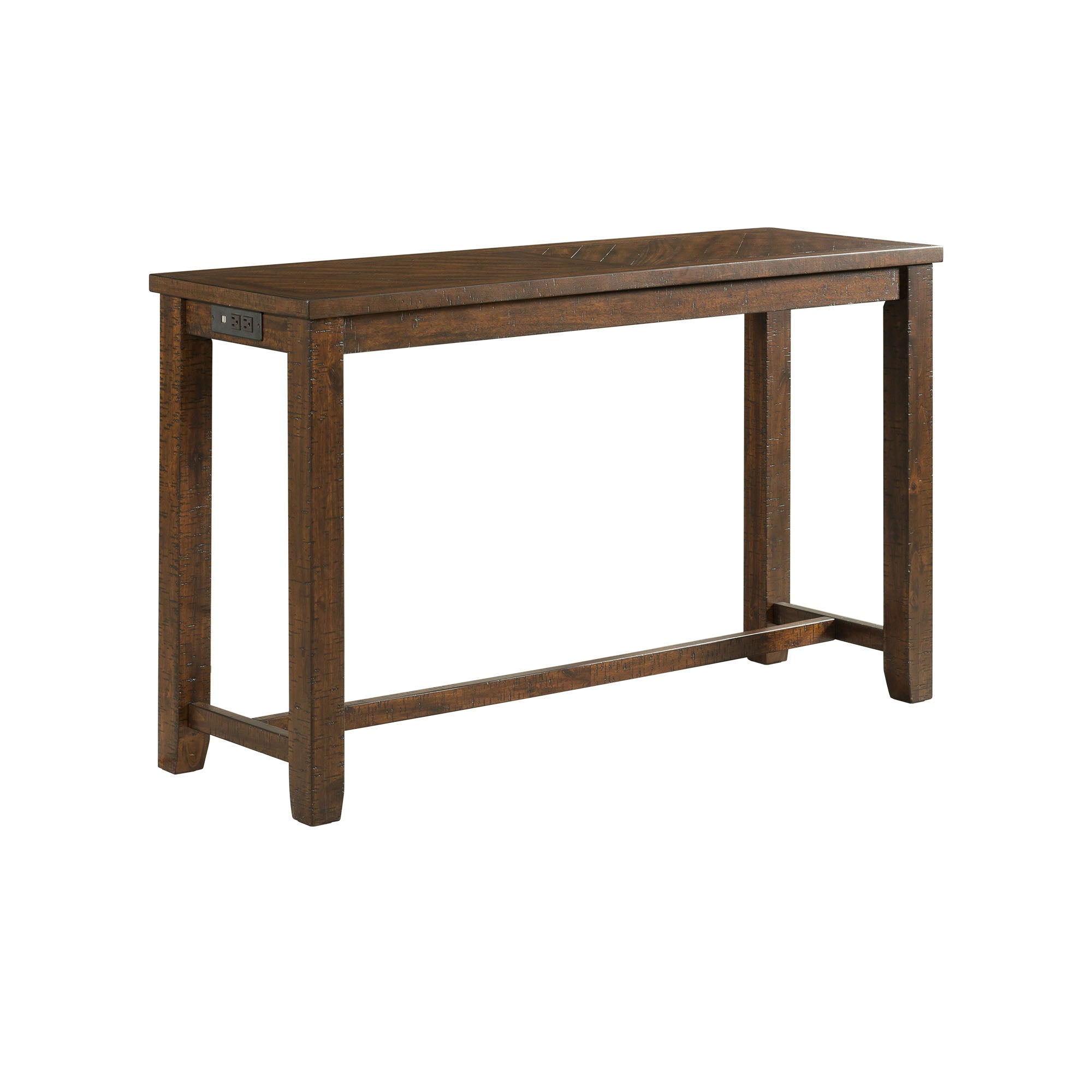 Jax - Bar Table Single Pack (Table And Three Stools) - Dark Walnut
