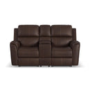 Henry - Power Reclining Loveseat With Console & Power Headrests & Lumbar