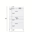 3 Doors Shoe Cabinet With 2 Drawers