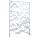 Freestanding Outdoor & Indoor Freestanding Metal Privacy Screen