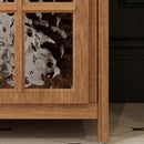 Vintage Farmhouse Bathroom Vanity With Ceramic Sink