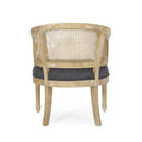 Curved Backrest Accent Chair