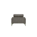 Transitional Fabric Chair - Dark Gray