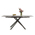 Modern Retractable Sintered Stone Dining Table