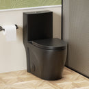 1 Piece Toilet With Tornado Flush, Dual Flush, And ADA Height Comfort Chair