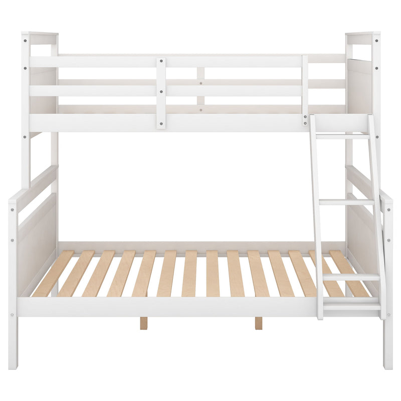 Bunk Bed With Ladder, Safety Guardrail, Perfect For Bedroom