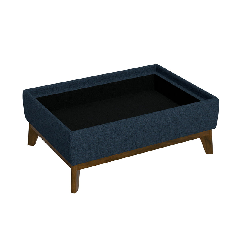 Varia - Reversible Tray Ottoman - Blue