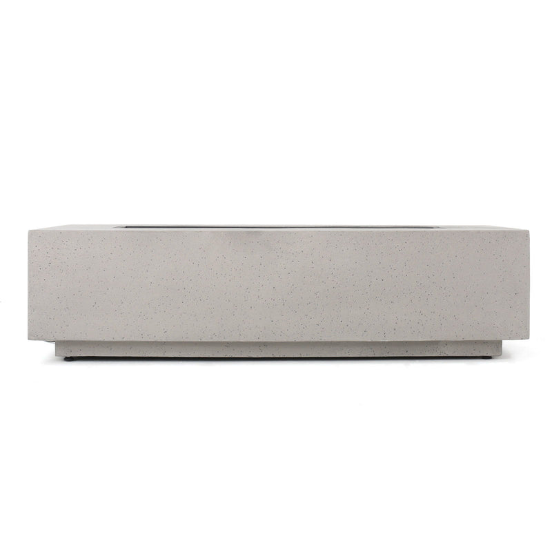 Modern Rectangle Fire Table 50,000 Btu