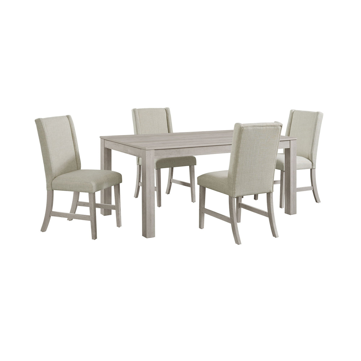 Eleanor 2.0 Standard Height Dining Set in Light Brown by Elements International