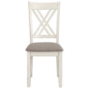 Fortress - 7 Piece Rectangular Dining Set - Vintage Vanilla