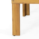 Outdoor 4 Seater Acacia Wood Chat Set With Wicker Accents And Cushions - Teak / Mixed Brown / Beige