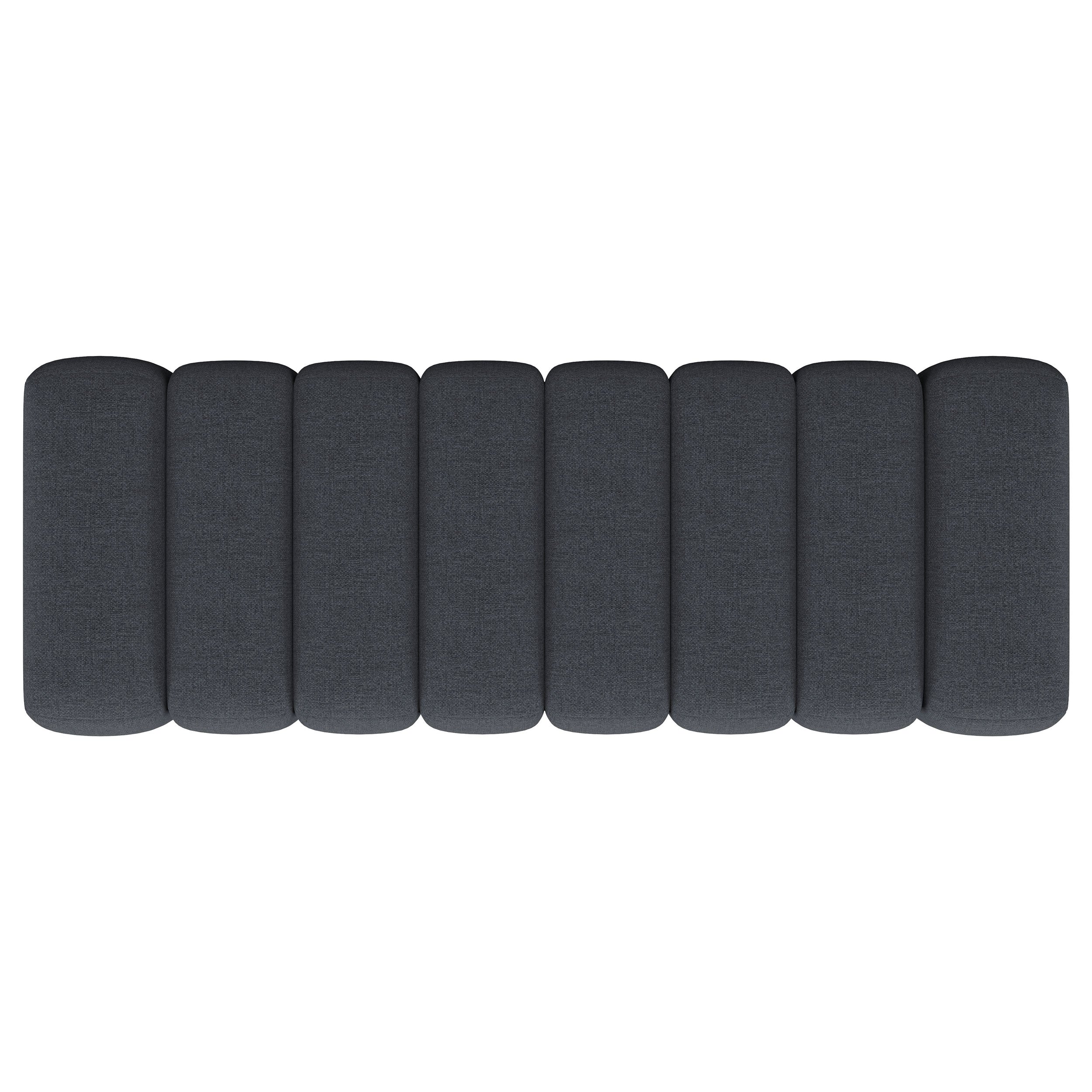 Summer Fabric Upholstered Tufted Accent Bench Charcoal — view 6