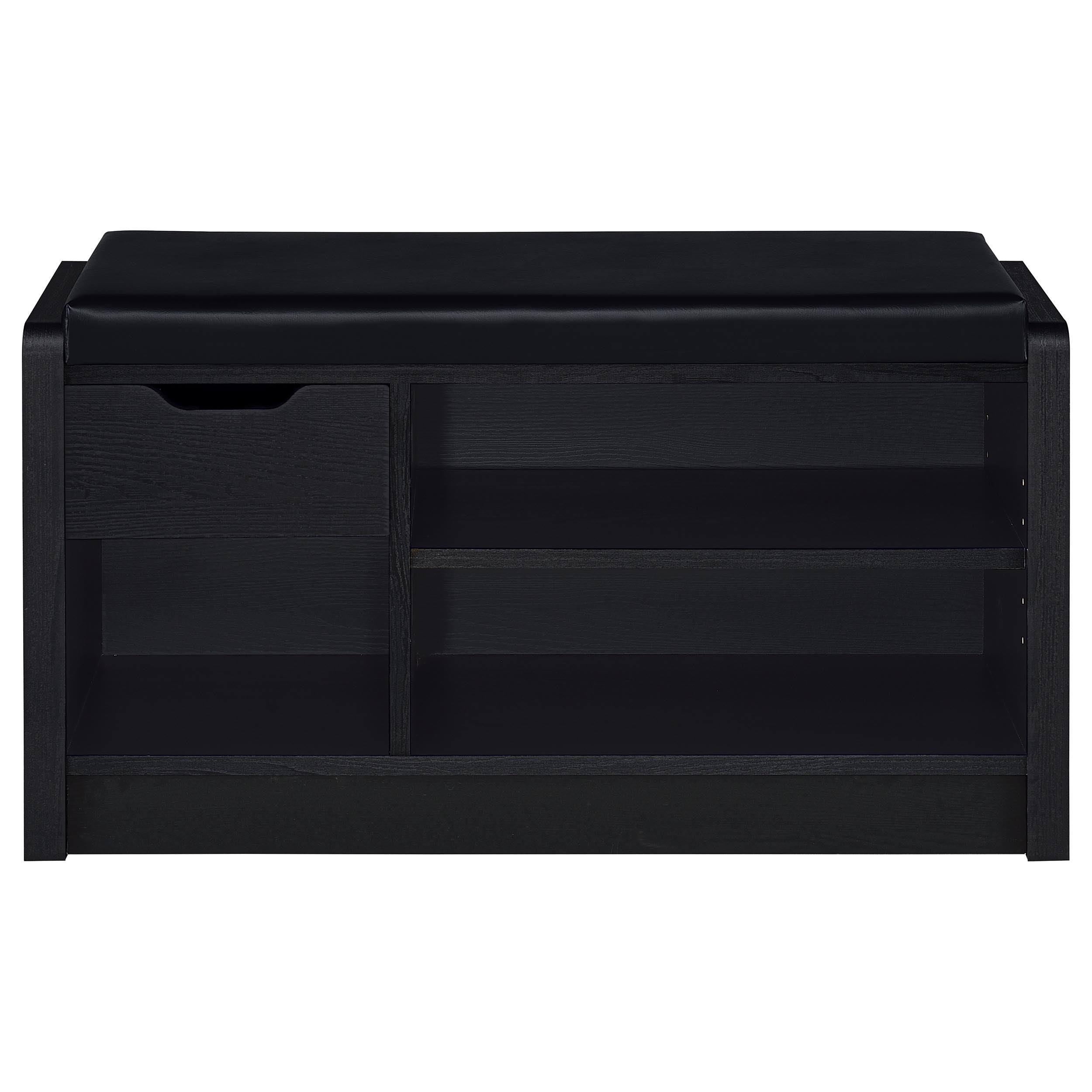 Arrington Storage Bench Black — view 4