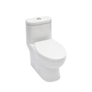 1 Piece Toilet For Bathroom, Dual Flush, Soft Closing Seat - White