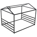 Metal House Shape Platform Bed