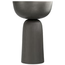 Hughes - Cast Aluminum Side Table - Black