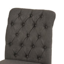 Broxton - Tuft Dining Rolltop Chairs With Button Tufted Backrest (Set of 2)