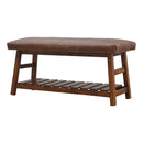 Buffalo - Hide Hallway Bench - Brown