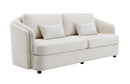 Mariko - 3 Piece Living Room Set Sofa Loveseat Chair - Beige