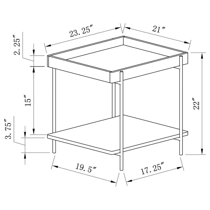 Fallon - Rectangular Coffee Table Set