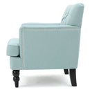 Harrison - Tufted Club Chair With Button Tufted Back And Birch Wood Legs