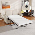 Pull Out Sofa Bed, Sleeper Sofa Bed With Premium Twin Size Mattress Pad, 2 In 1 Pull Out Couch Bed With Two USB Ports For Living Room, Small Apartment