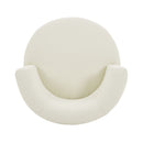 Swivel Accent Chair, 360° Rotating Design With Ergonomic Support For Living Room, Bedroom & Home Office - Cream White