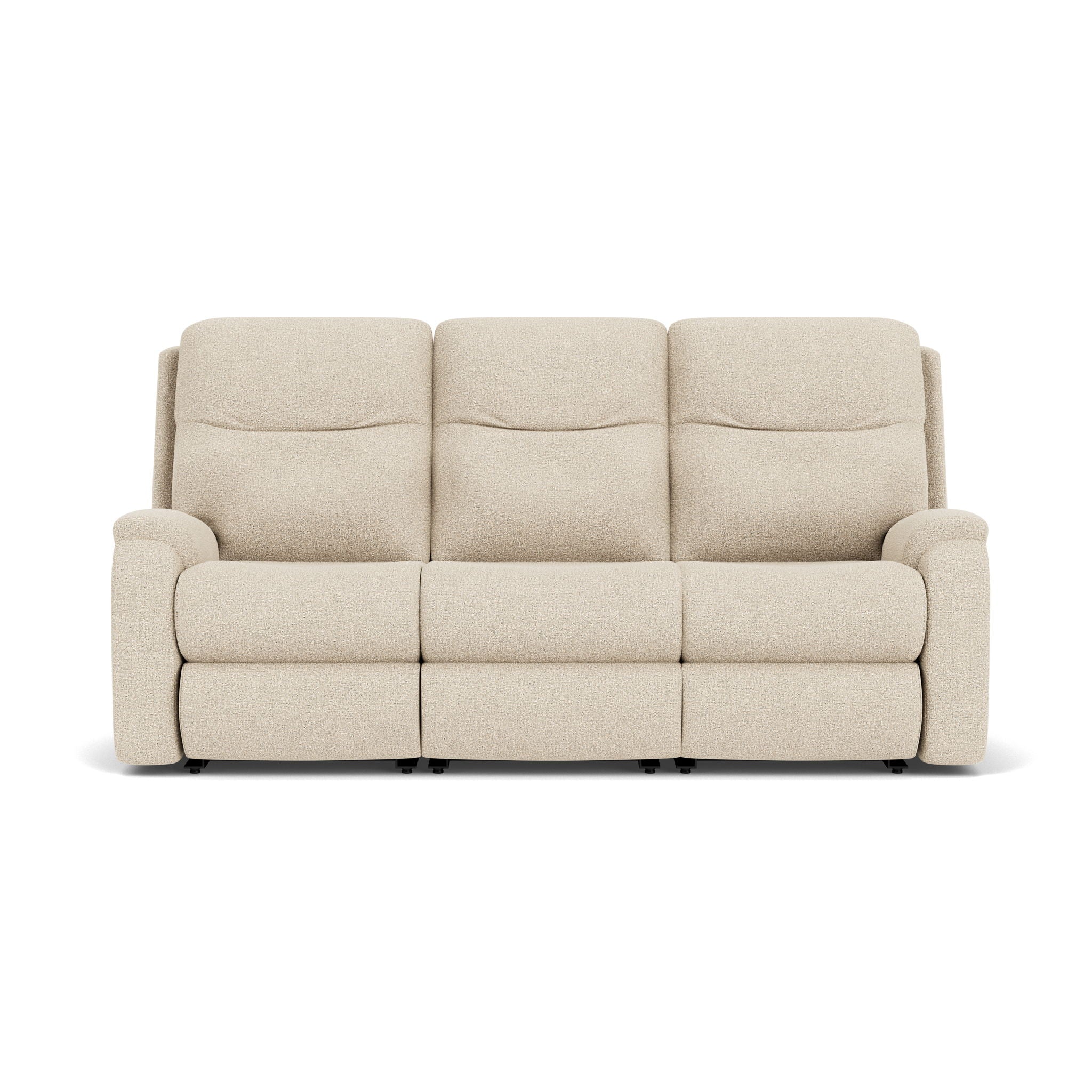 Penn - Transitional Fabric Power Reclining Sofa With Power Headrests & Lumbar