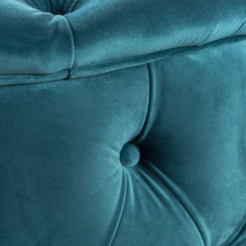 Modern Glam Ottoman Velvet