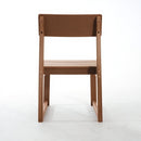 7 Piece Outdoor Dining Set For 6, Table With Umbrella Hole & 6 Armless Chairs For Backyard - Brown